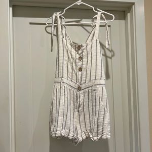 Pinstripe overalls